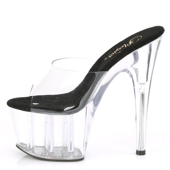 Clear Platform Heels for Women | High Heel Mules & Transparent Sandals - Picture 5 of 5